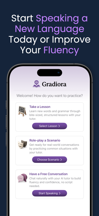 Gradiora - Language Learning Screenshot 1 of 5