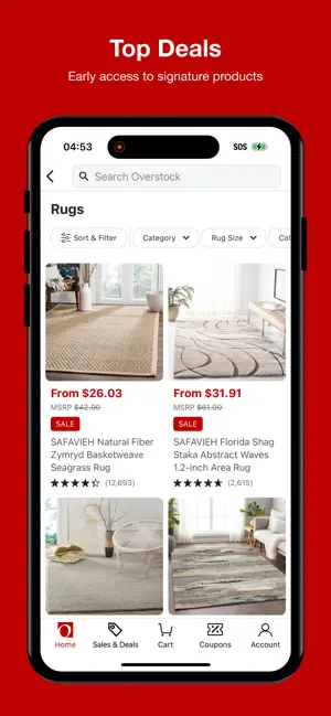 Overstock screenshot 2