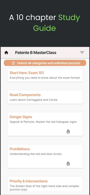 Italian Patente Prep: English screenshot 4