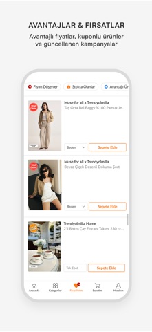 Trendyolmilla screenshot