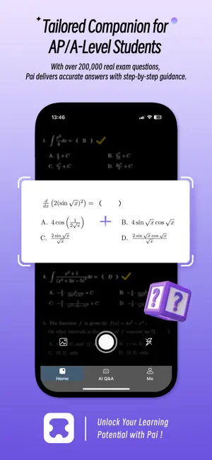 Pai:AP/Alevel AIHomeWorkHelper screenshot 2