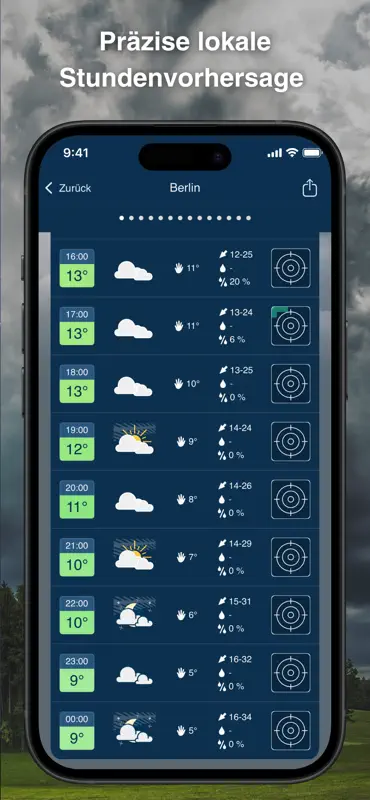 Wetter & Regenradar meteoblue screenshot 9 of 9