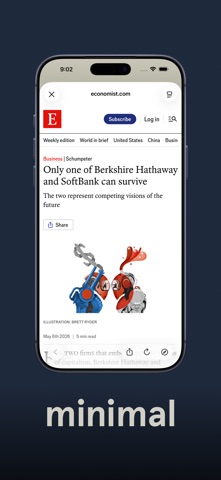 Briefly: Minimalist News screenshot