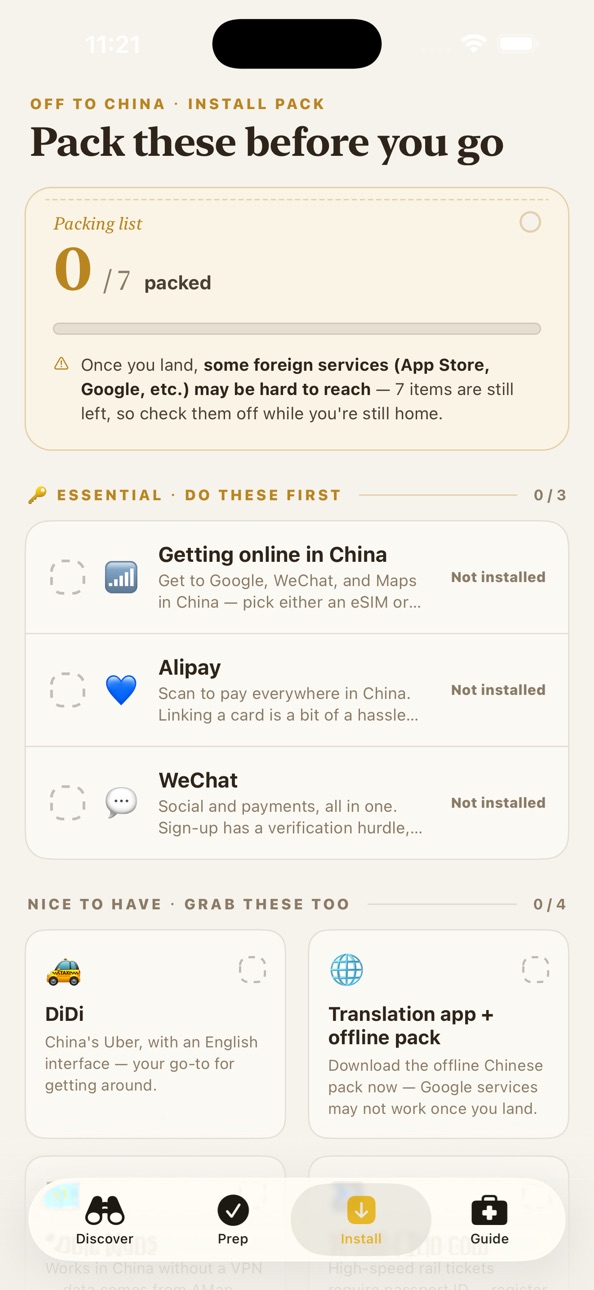 iPhone screenshot