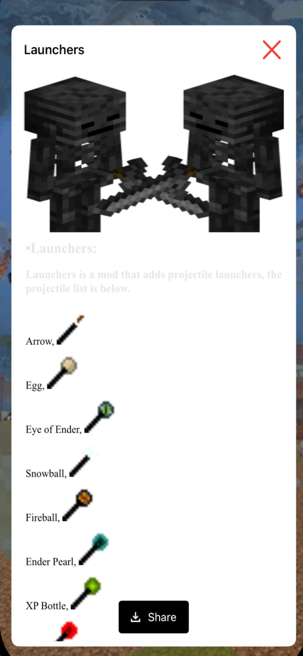 Addons crafting for Minecraft