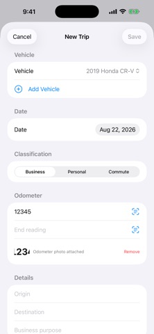 Mileage Homie screenshot 2