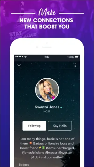 Kwanza Jones Boost Friends screenshot 3