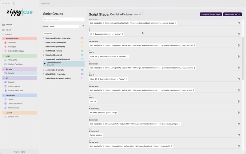 App screenshot
