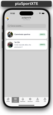 piuSportxTE screenshot