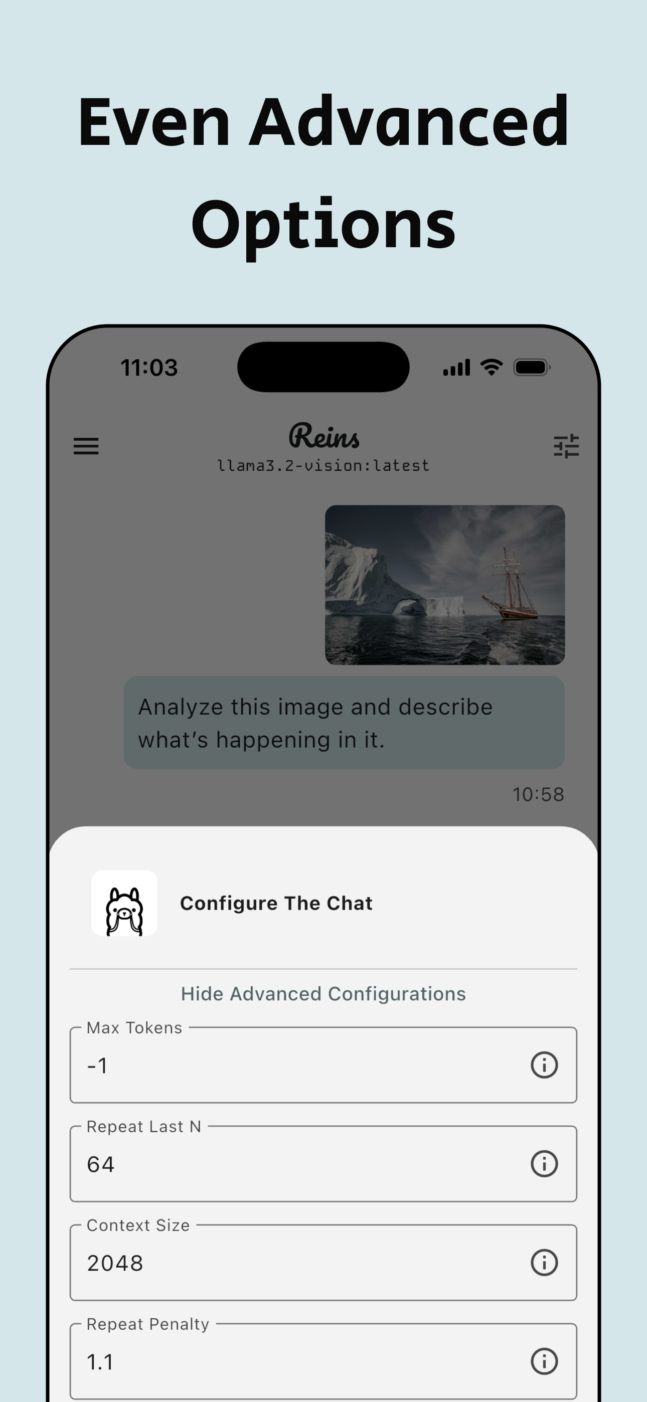 Reins: Chat for Ollama