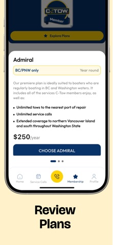 C-Tow Assistance iPhone screenshot 6