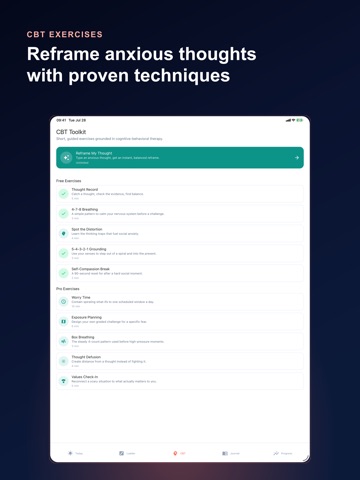 Social Confidence Coach iPad screenshot
