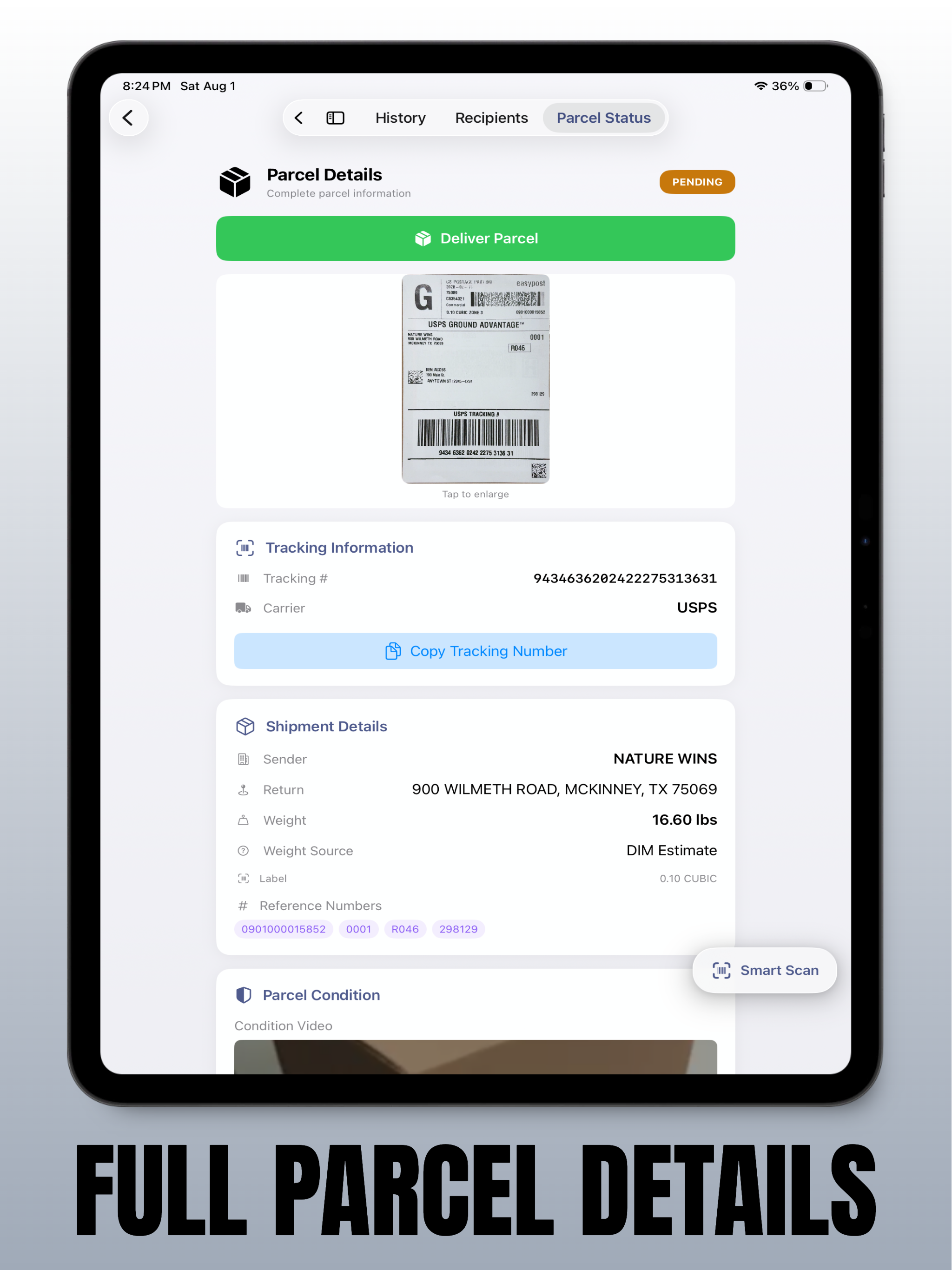 Receivly Parcel screenshot 13