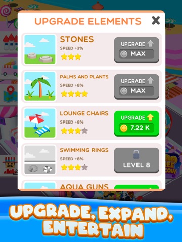 Idle Bitcoin Waterpark iPad screenshot