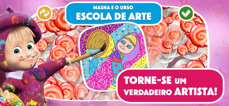 Masha e o Urso Escola de Arte screenshot 2