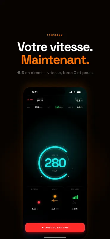 TripRank : Compteur de Vitesse screenshot 2 of 6