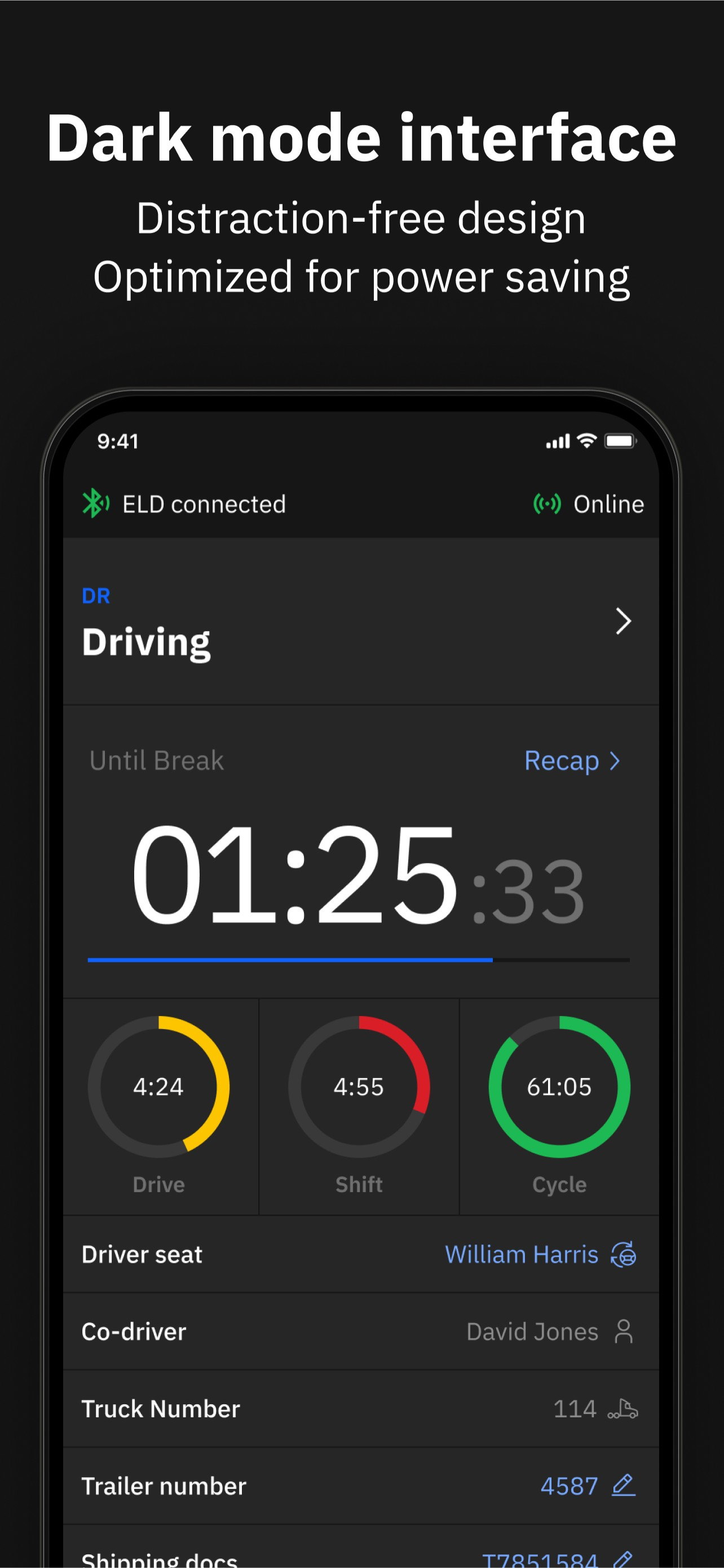 Safe ELD White APP