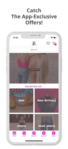 Arrow M Apparel iPhone screenshot