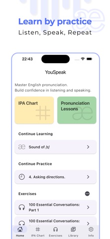 英语发音教练：国际音标学习 screenshot