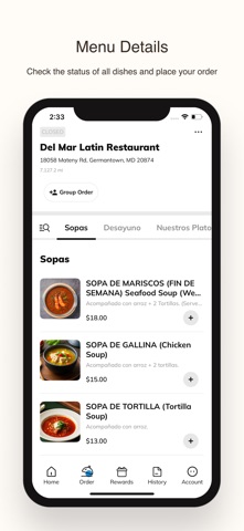 Del Mar Food screenshot