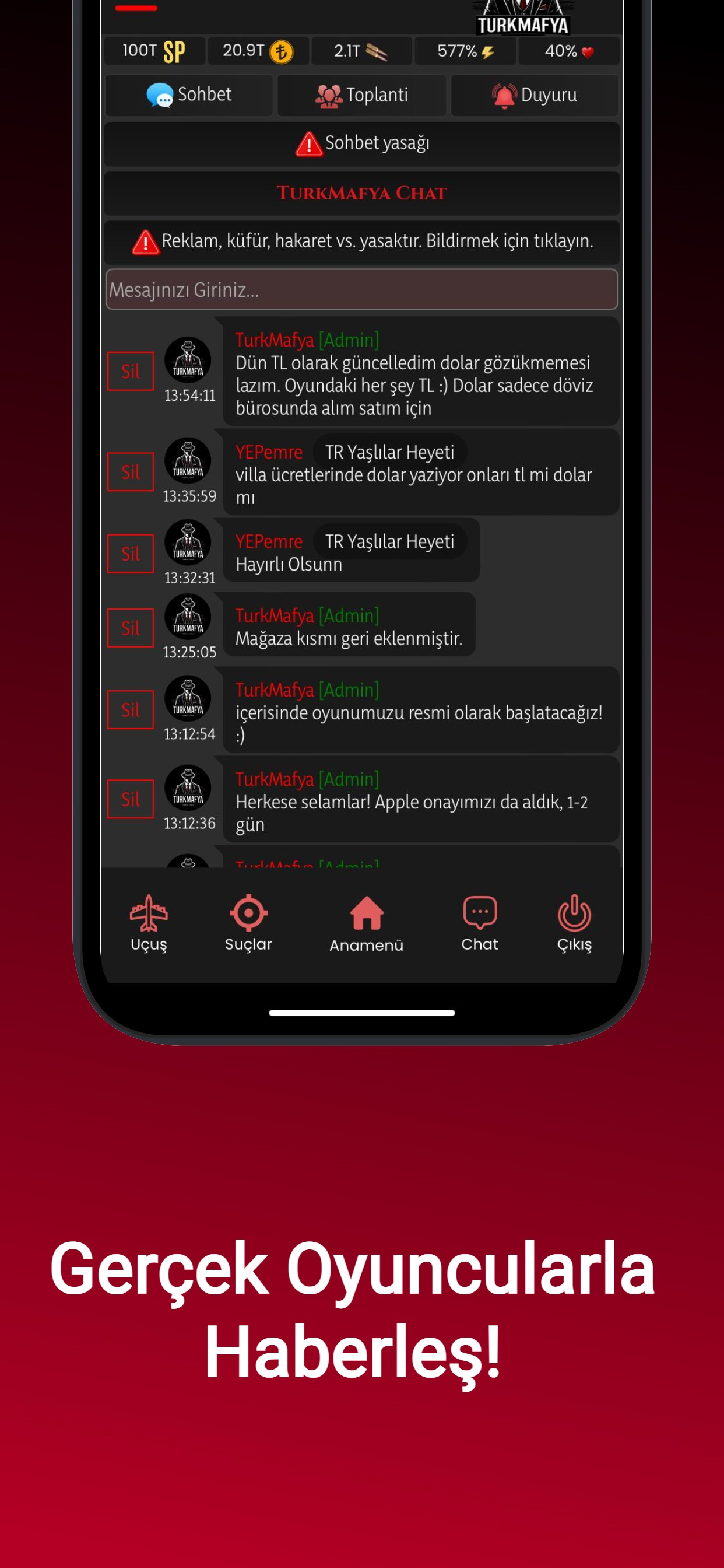 TürkMafya - Mobil Mafya Oyunu
