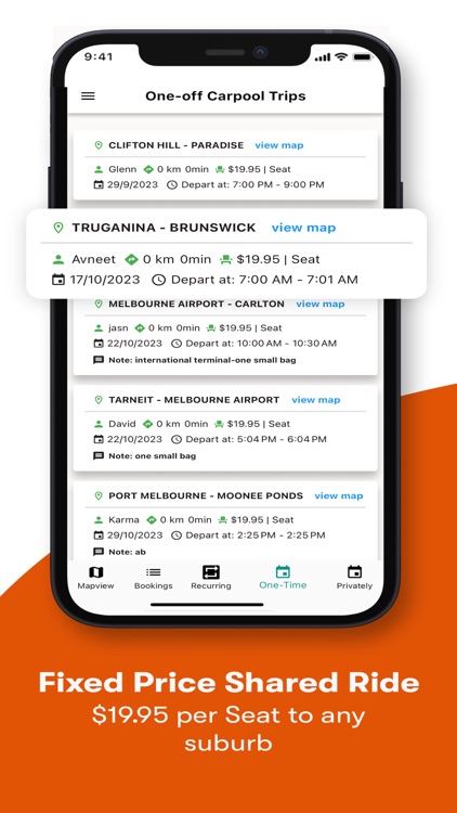 Melbourne Carpooling screenshot-3
