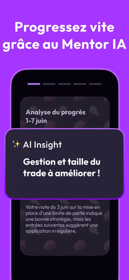 Screenshot 3 von 5 zu Trading Journal – Plancana AI
