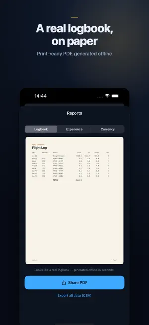 Logbook: Pilot Flight Log screenshot 4