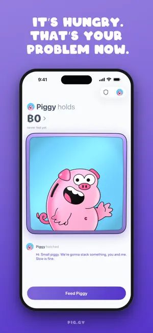 Piggy - The Bitcoin Piggy Bank screenshot 1