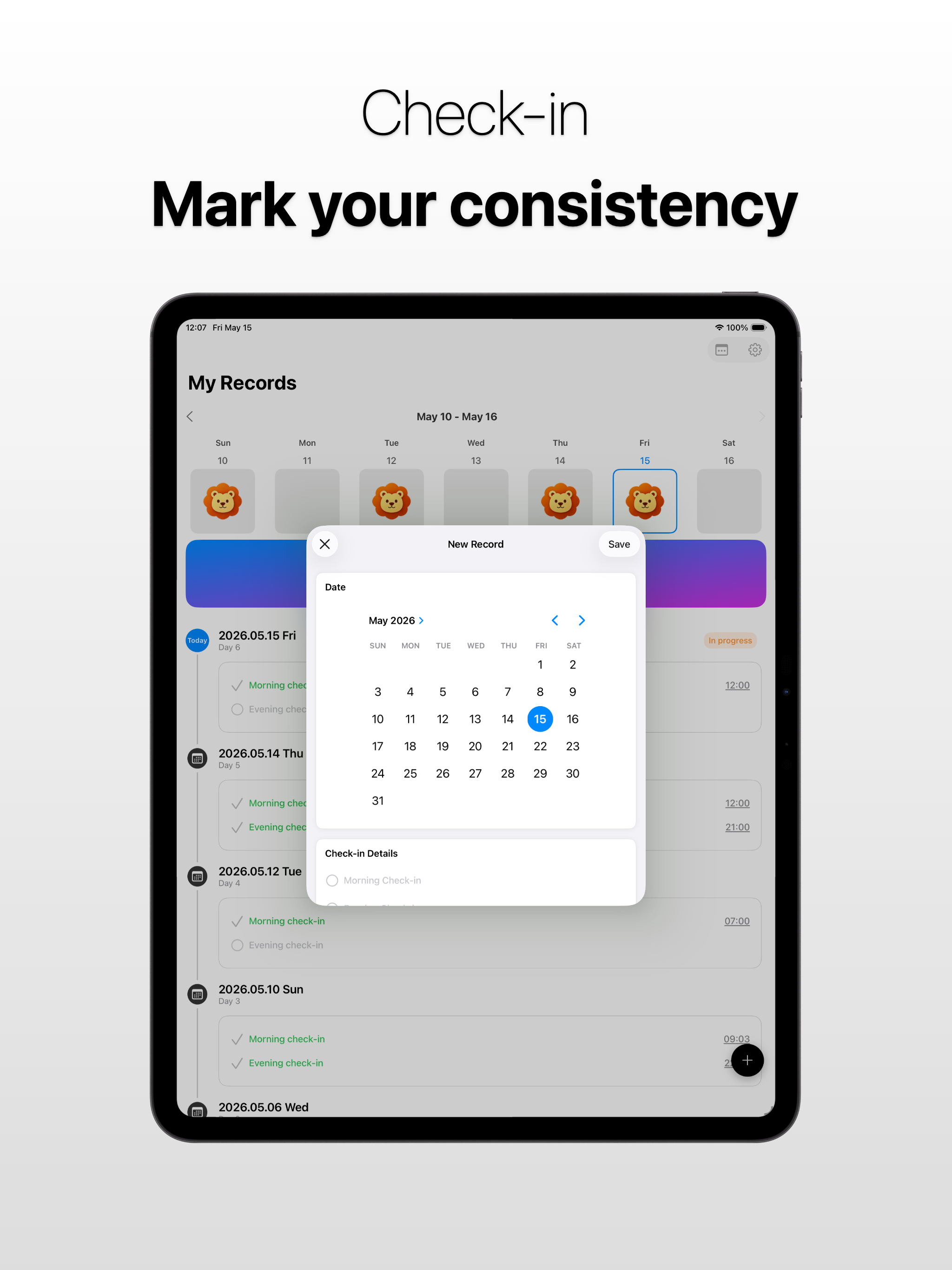 Hair Budding - Growth Tracker