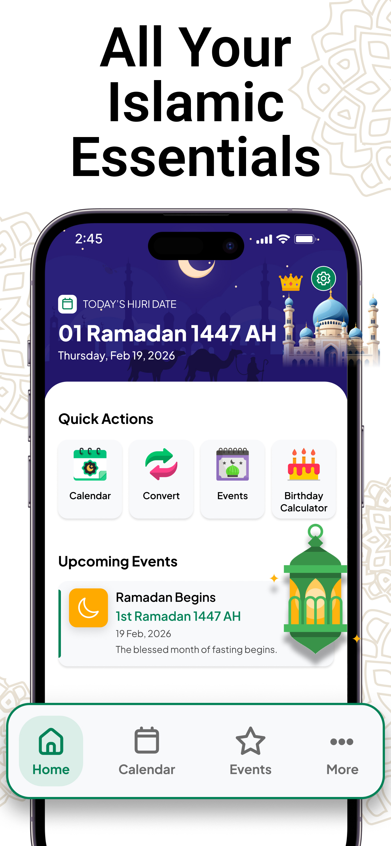 Islamic Calendar - Hijri Date