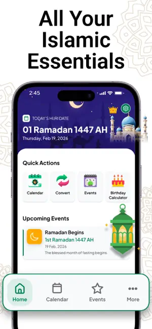 Islamic Calendar - Hijri Date screenshot 3
