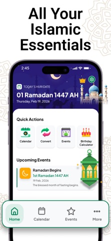 Islamic Calendar - Hijri Date Screenshot 3 of 5