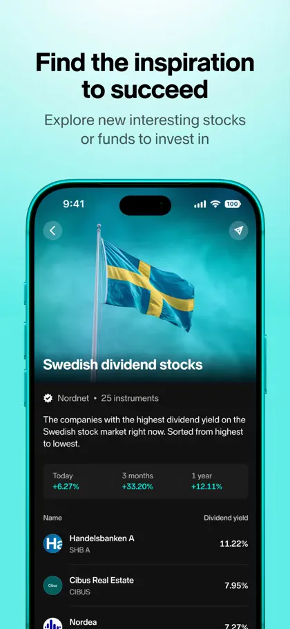 Screenshot 3 von 6 zu Nordnet: Stocks & Funds