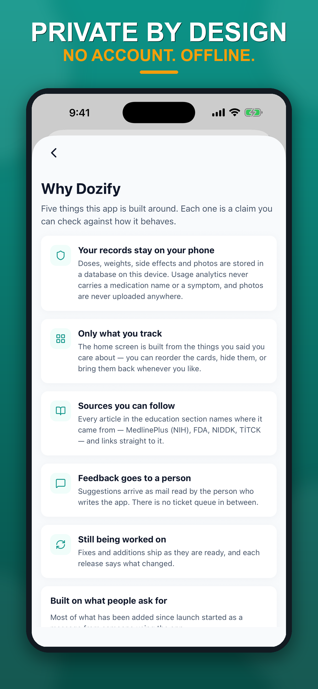 Dozify: GLP-1 Dose Tracker screenshot 7