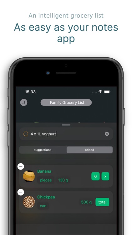 Fiber: Intelligent GroceryList