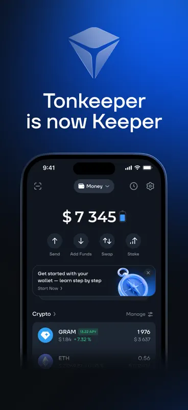 Keeper: Crypto Wallet screenshot 1 of 8