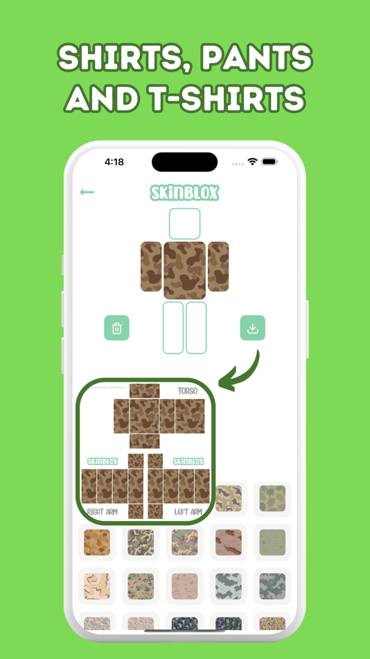 #4. SkinBlox-Skin Maker for Roblox (iOS) Podle: Erkan Eroglu