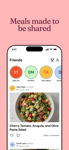 Expo: Recipes with Friends iPhone screenshot