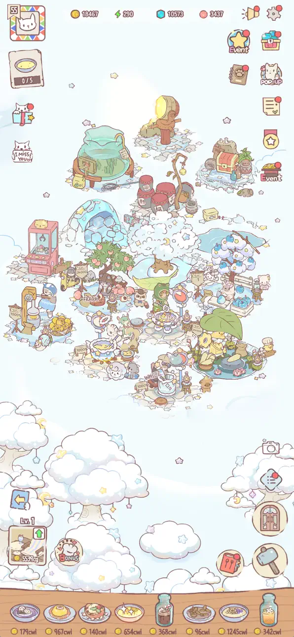 Cats&Soup: Relaxing Cozy Games iOS Mod IPA screenshot 1 - iOS game interface