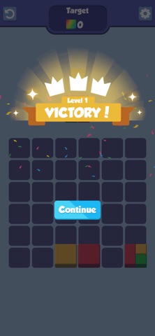 Blocky Gem Droppy Merge screenshot