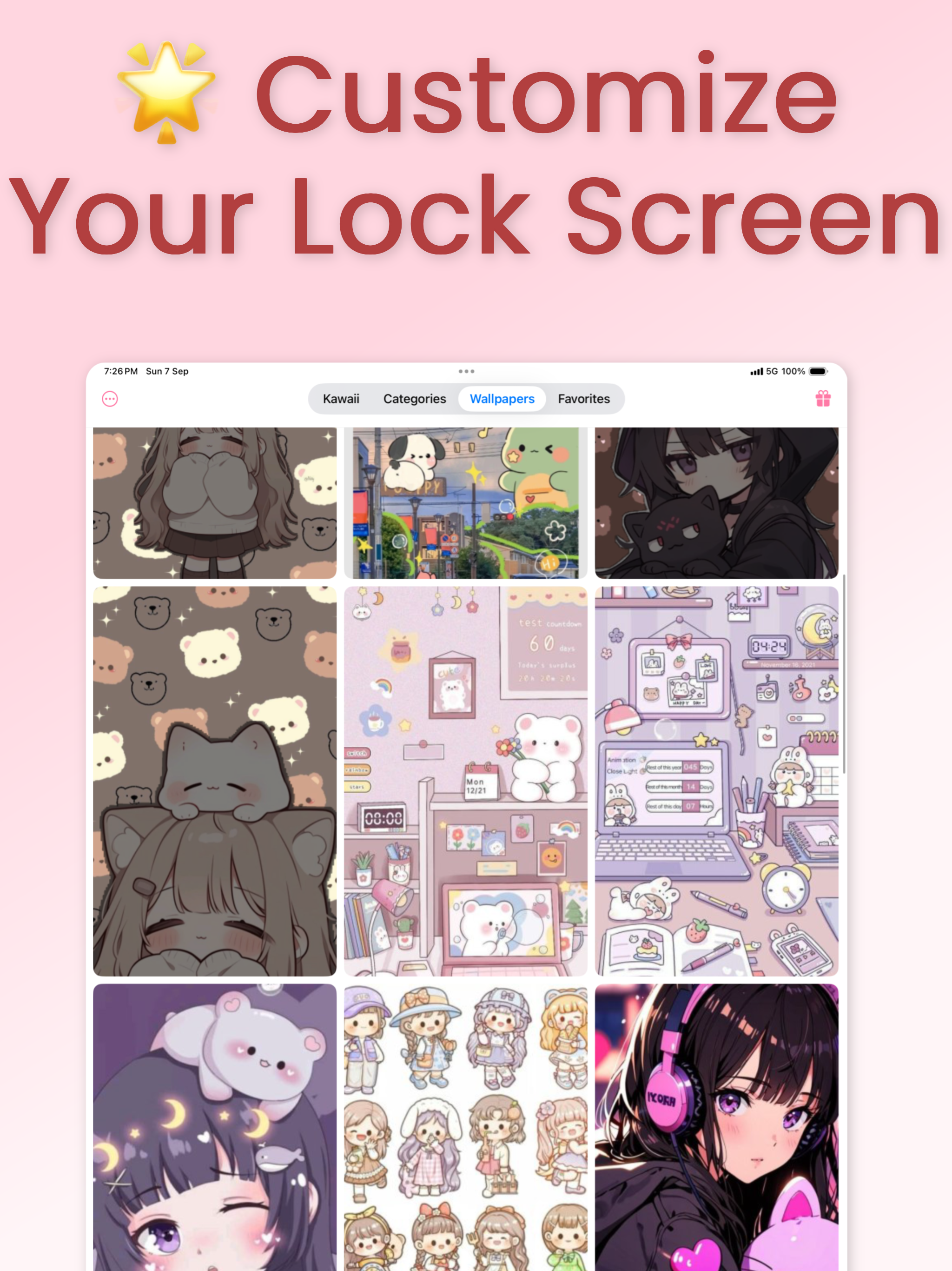 Kawaii Keyboard & Wallpapers