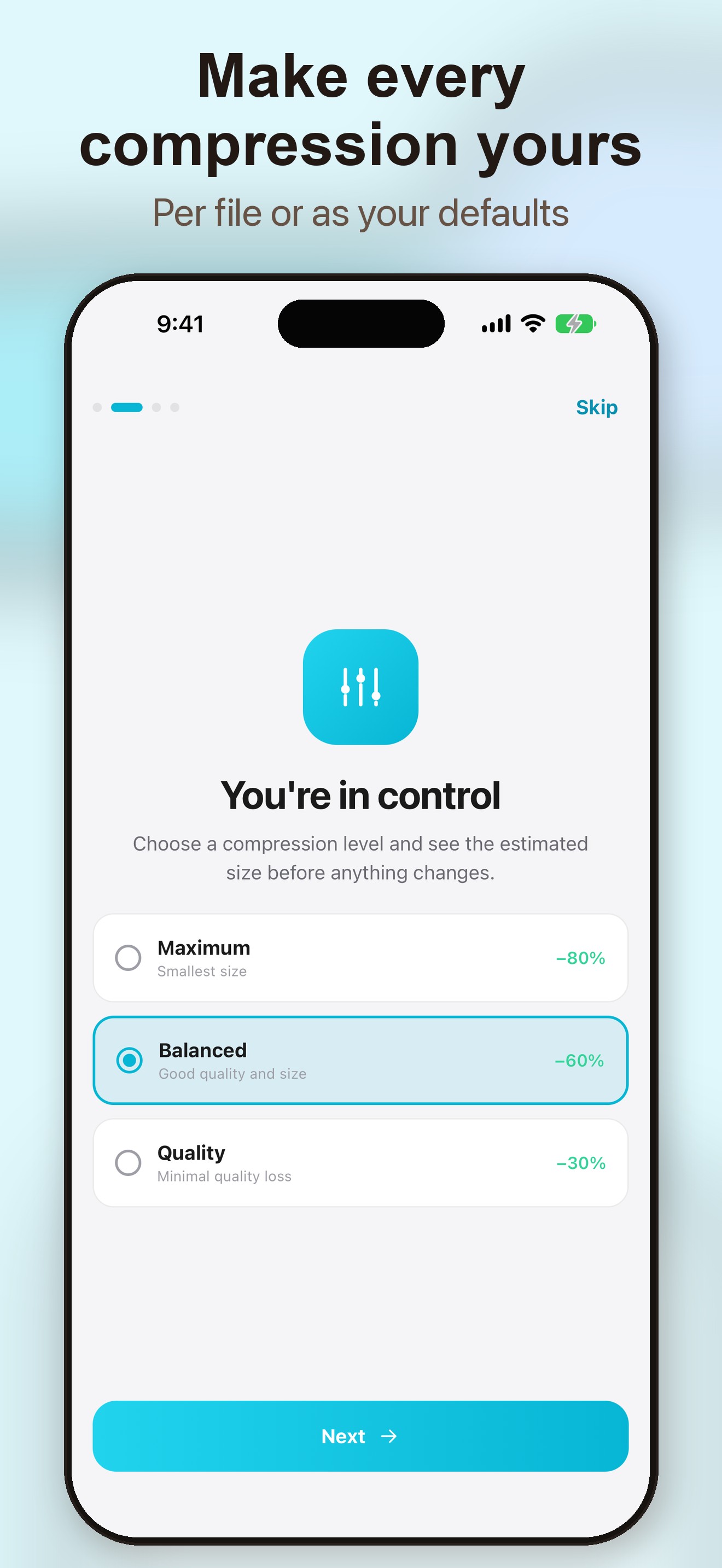 Compresser: Compress & Convert screenshot 2