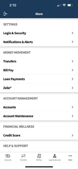 Dewitt Savings Bank screenshot 2