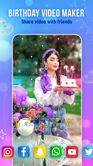Birthday Video Screenshot