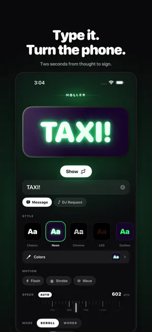 Holler: LED Banner & Big Text screenshot 2