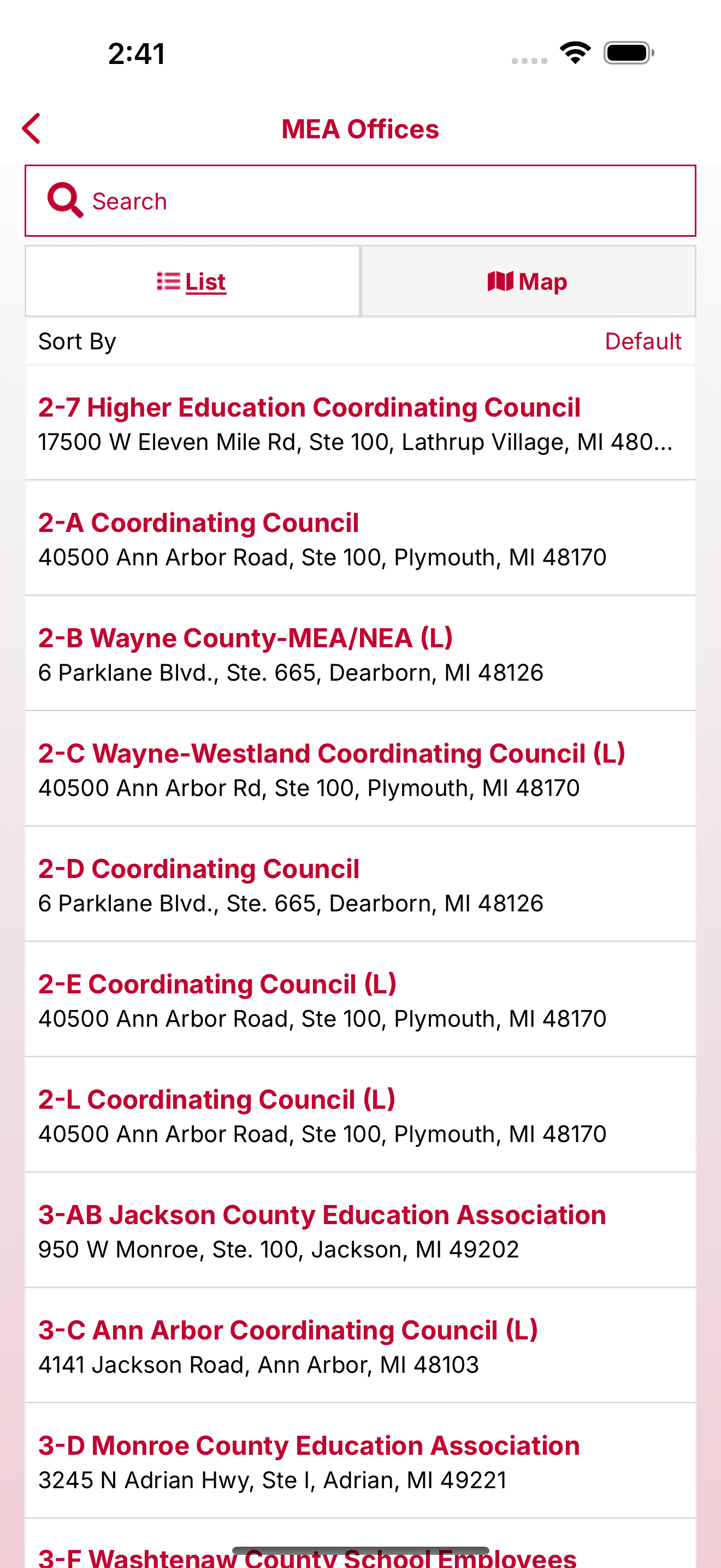 Michigan Education Association screenshot 5