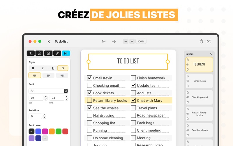 Screenshot #3 pour Planificateur: Notes & Tâches