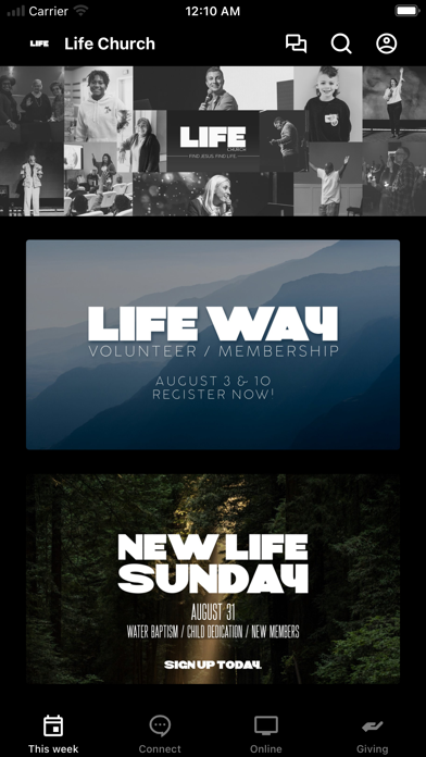 Screenshot 1 of Life Church McDonough App