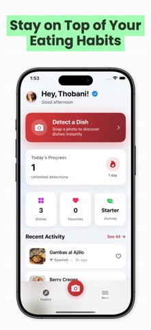 DishDetect - Recipe Finder Screenshot 1 of 10